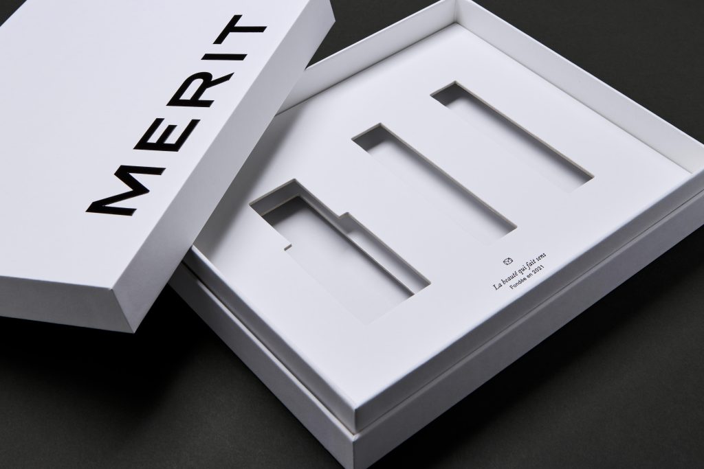 coffret rigide sur mesure luxe Merit Packaging