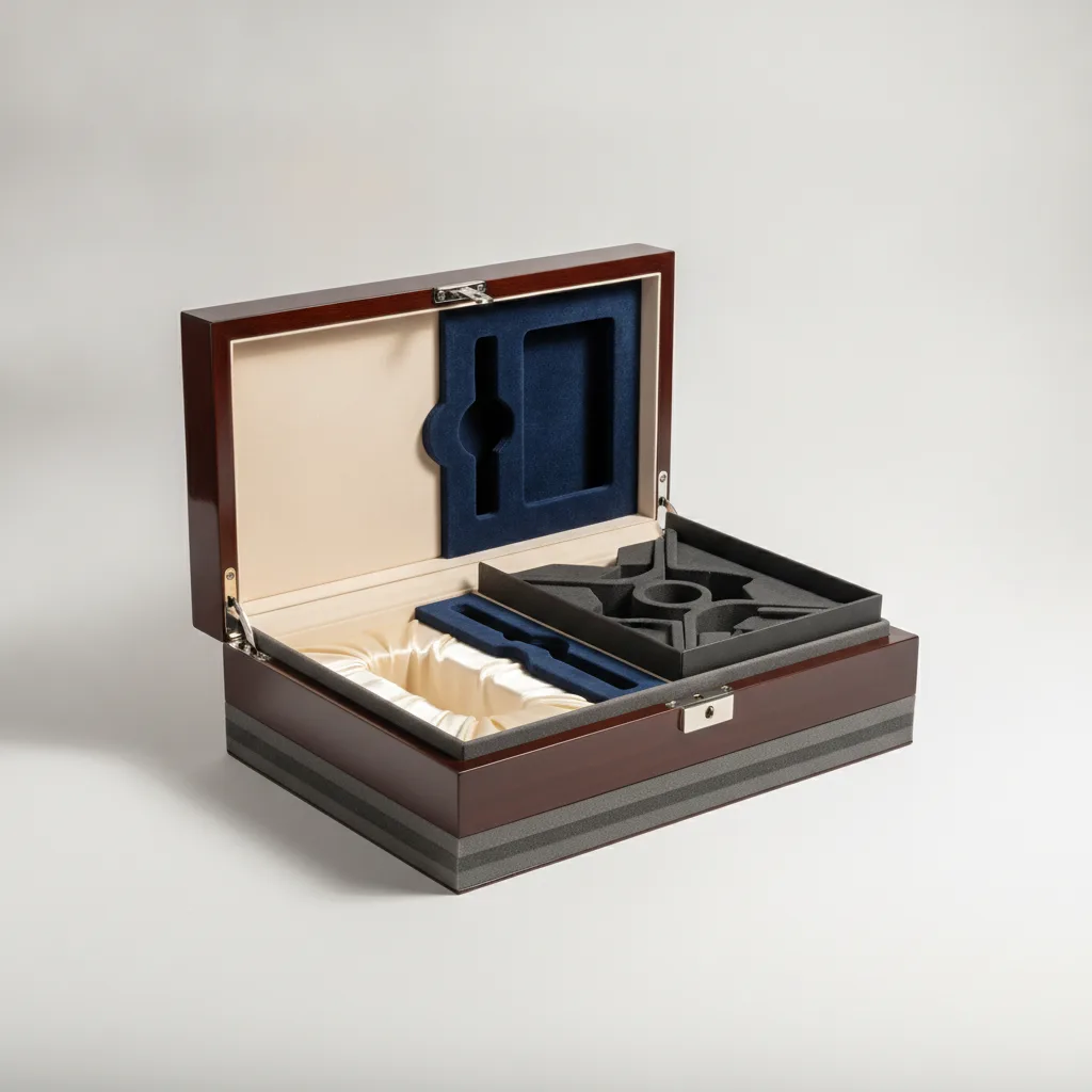 Calage intérieur coffret luxe | Quel matériau choisir ? - calage interieur coffret luxe