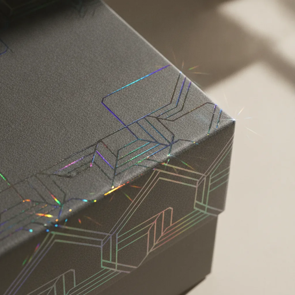 foil holographique packaging
