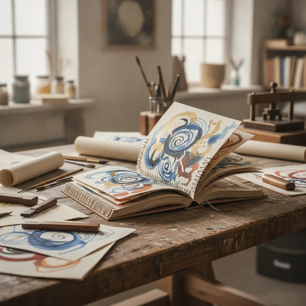 Reliure japonaise livre artiste et autres techniques d'art - reliure japonaise livre artiste
