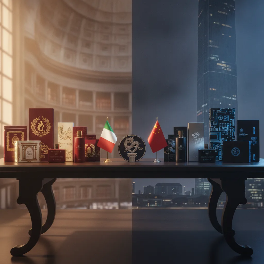 Italia o Cina | Guida all'arbitraggio packaging premium - produzione italia cina arbitraggio packaging
